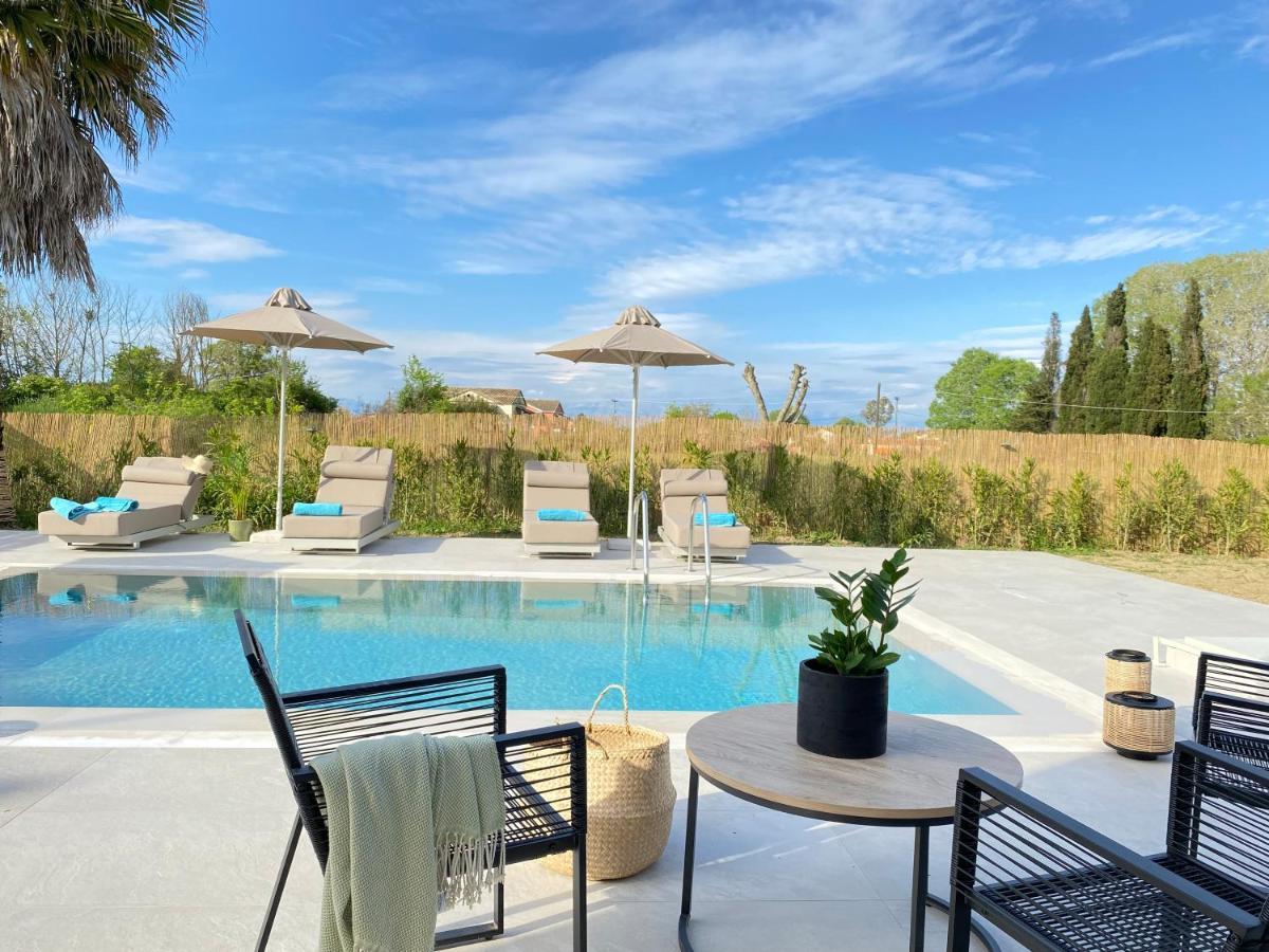 My Corfu Luxury Villa With Private Pool Сидарион Экстерьер фото