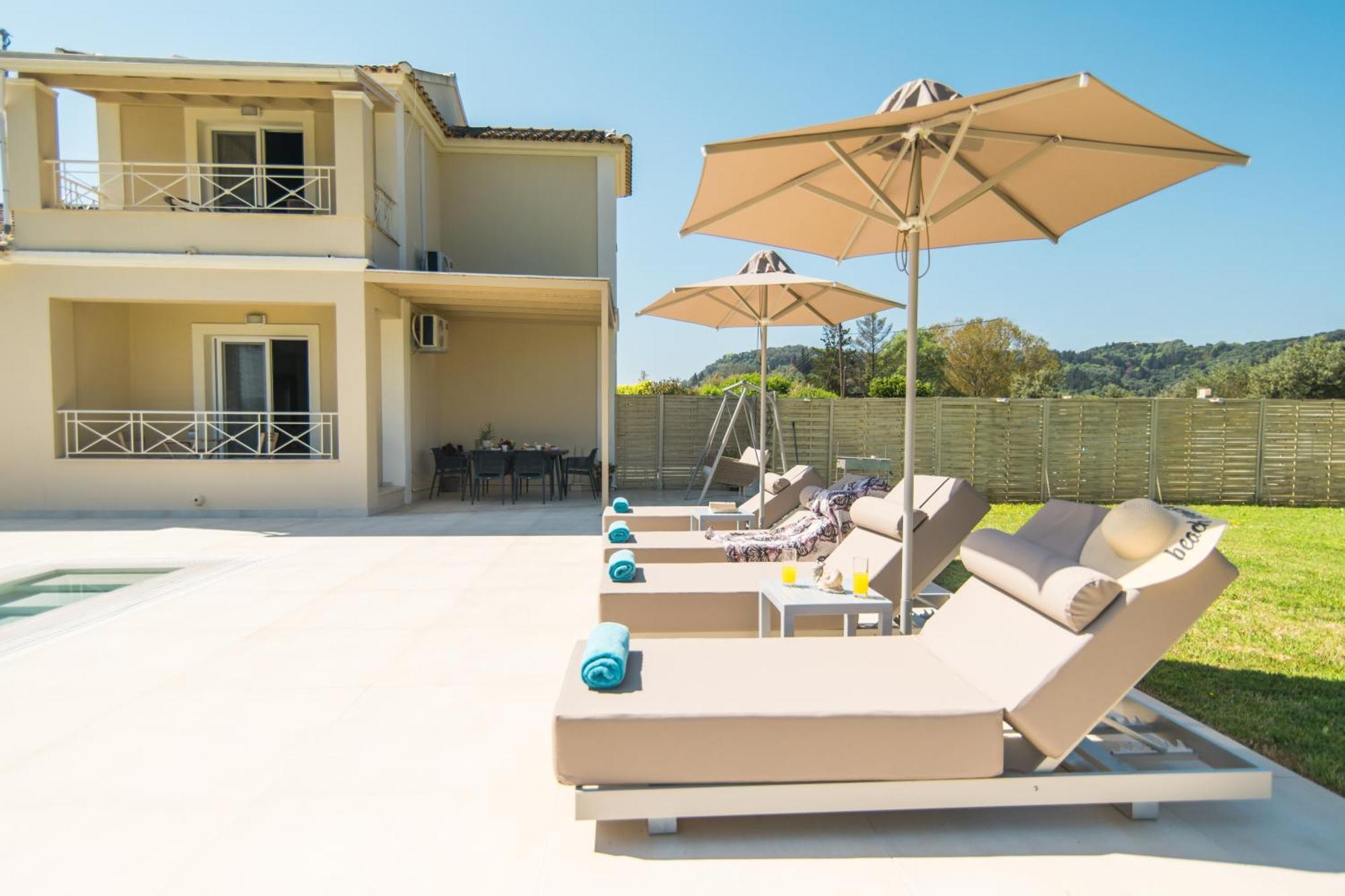 My Corfu Luxury Villa With Private Pool Сидарион Экстерьер фото