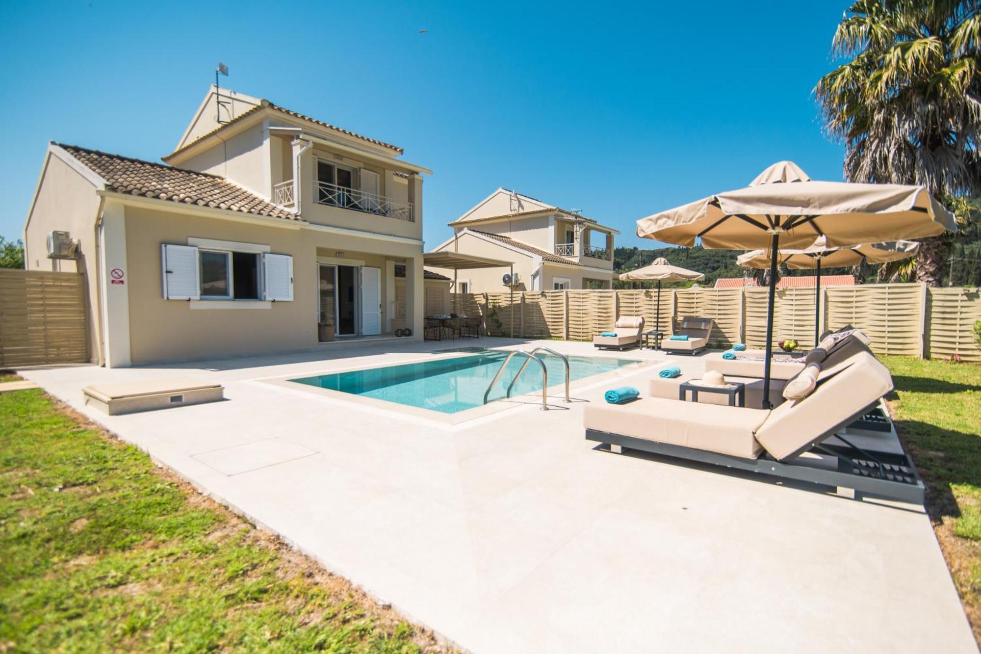 My Corfu Luxury Villa With Private Pool Сидарион Экстерьер фото