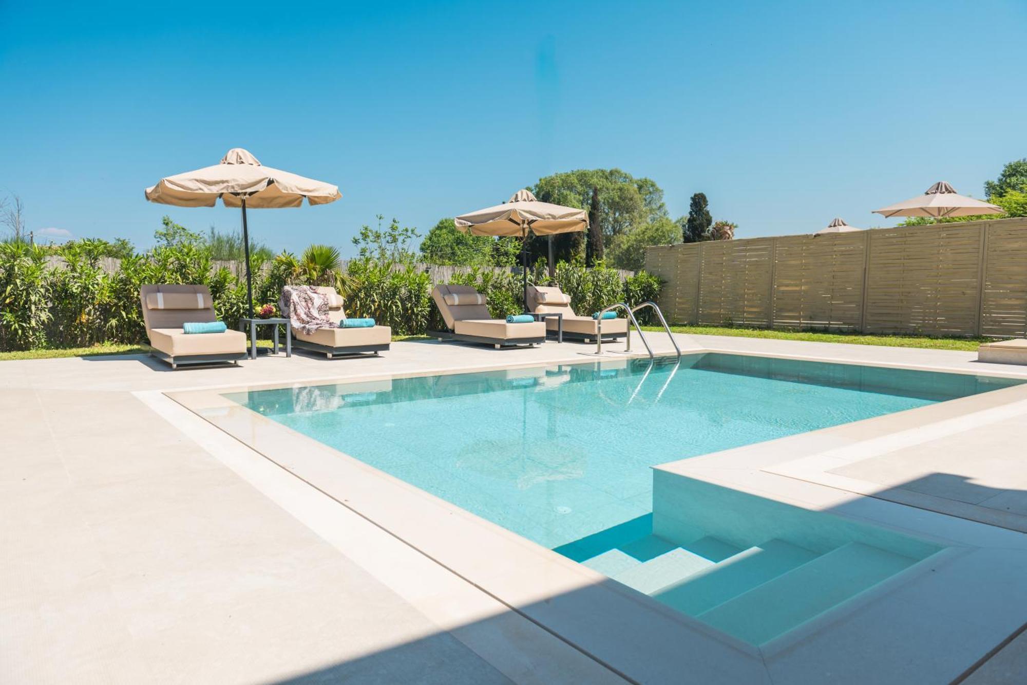 My Corfu Luxury Villa With Private Pool Сидарион Экстерьер фото