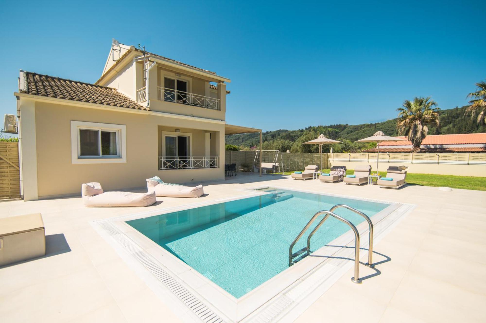 My Corfu Luxury Villa With Private Pool Сидарион Экстерьер фото