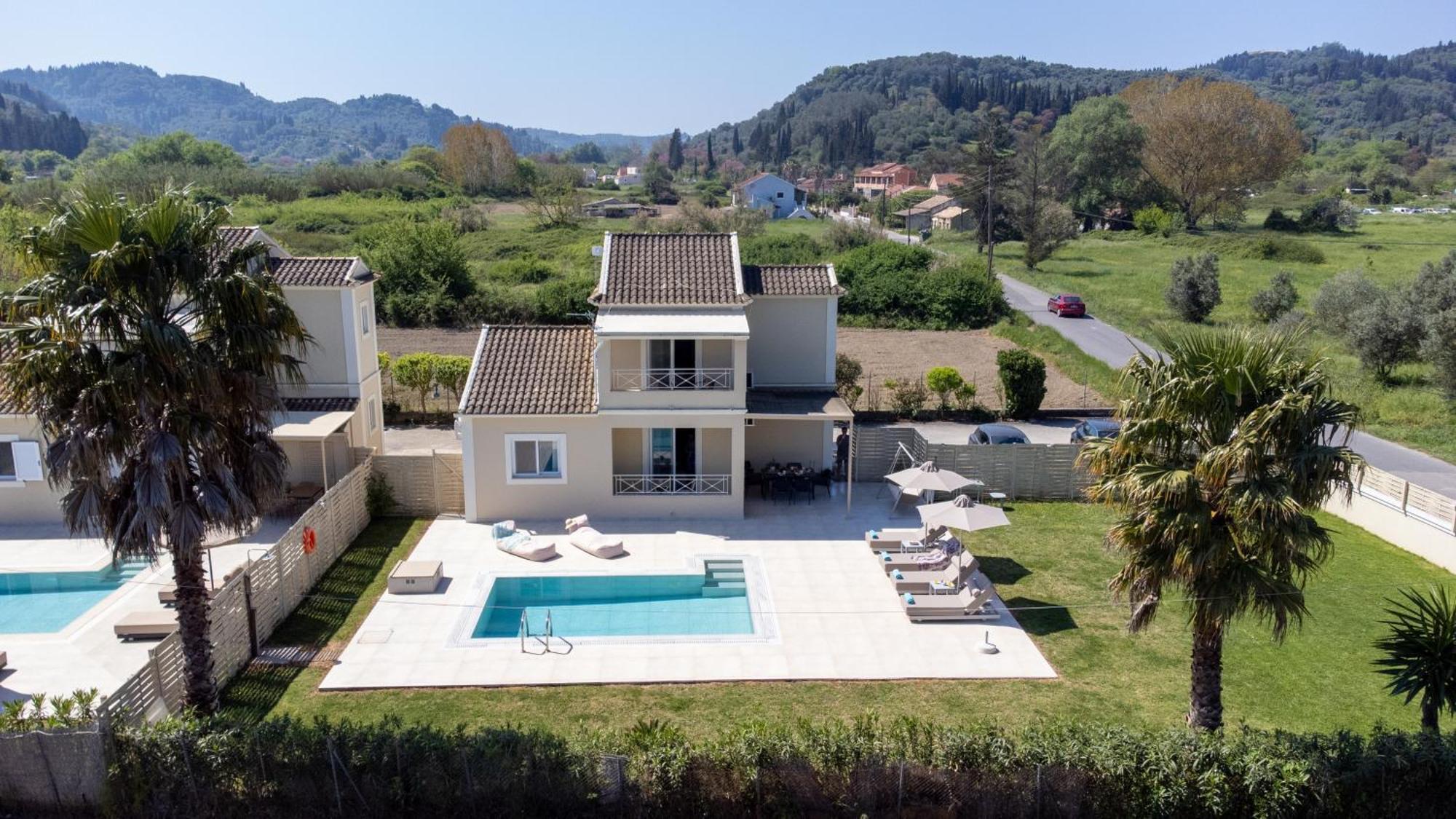 My Corfu Luxury Villa With Private Pool Сидарион Экстерьер фото