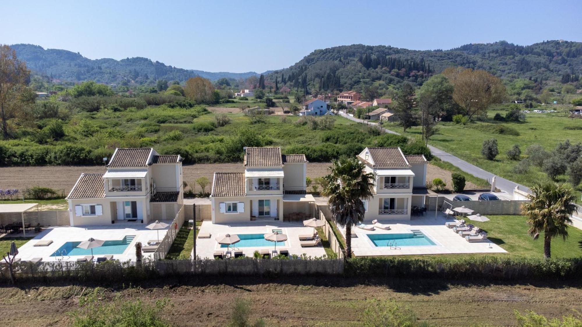 My Corfu Luxury Villa With Private Pool Сидарион Экстерьер фото